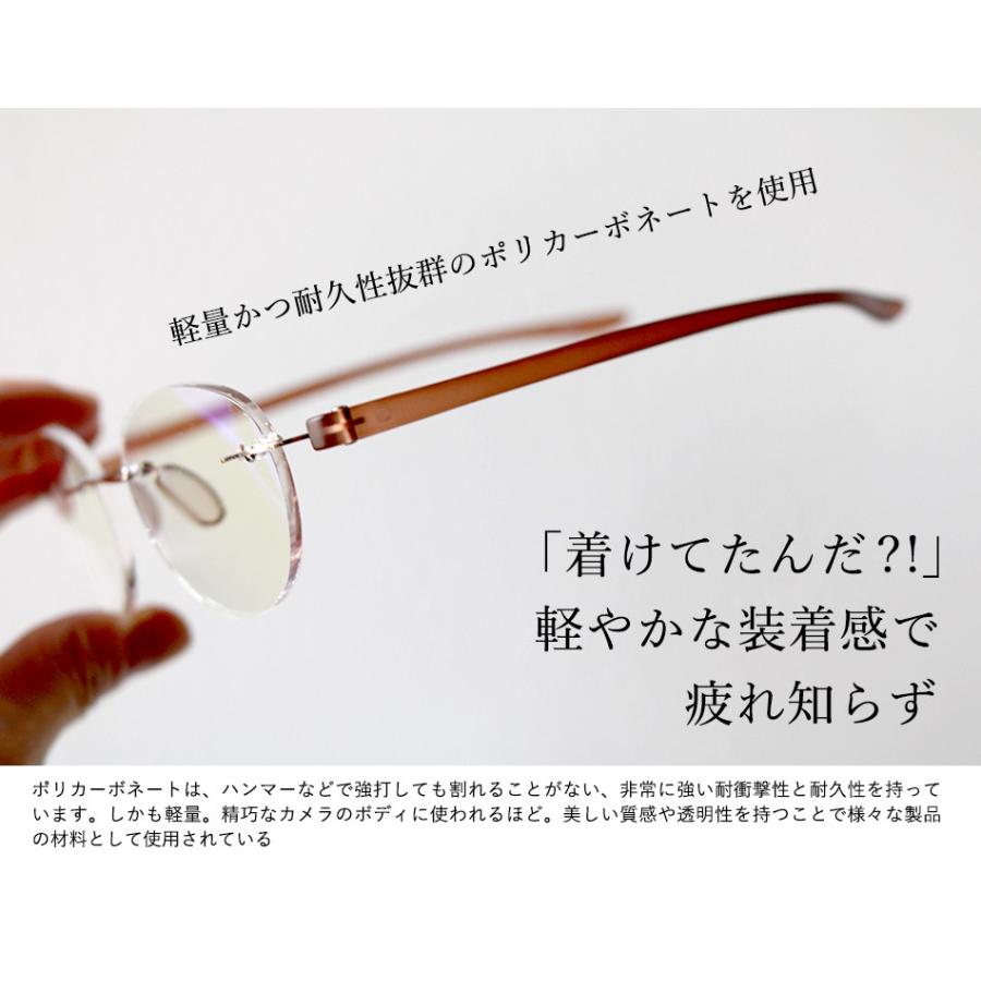 老眼鏡 おしゃれ 男性用 女性用 シニアグラス ツーポイント ブルー