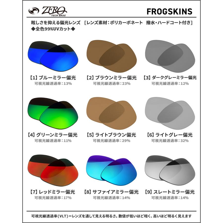 Frogskins オークリー サングラス 交換レンズ フロッグスキン OAKLEY
