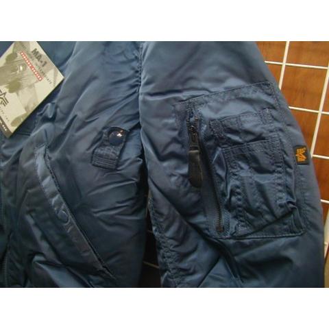 ALPHA VINTAGE ブルーMA-1 サイズ：M Made in USA : OutDoor CLUB
