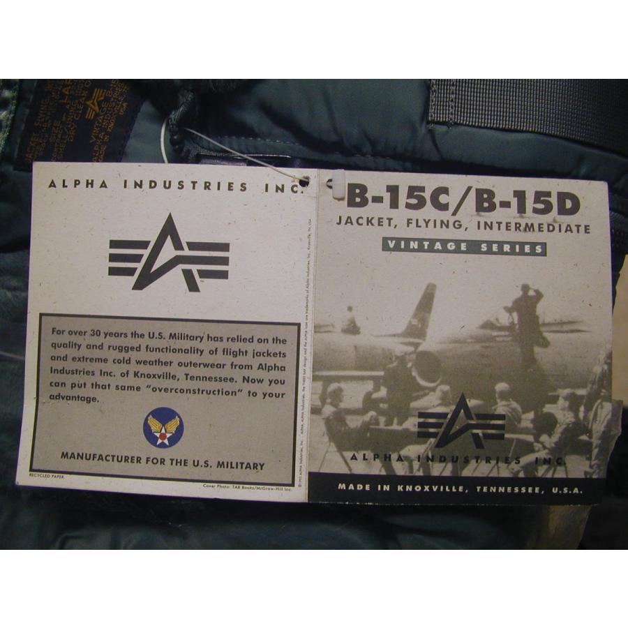 ALPHA Vintage B‐15D Made in USA 復刻版 : OutDoor CLUB - 通販