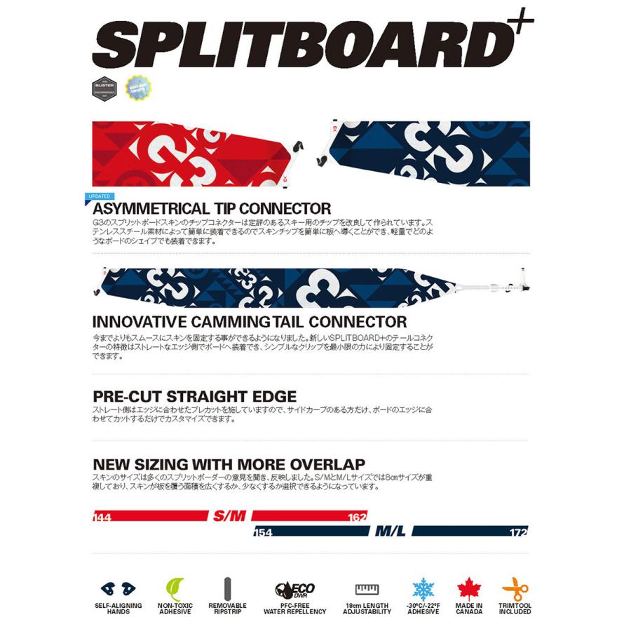 G3 SPLITBOARD+ GRIP SMサイズ ジースリー スプリットボード
