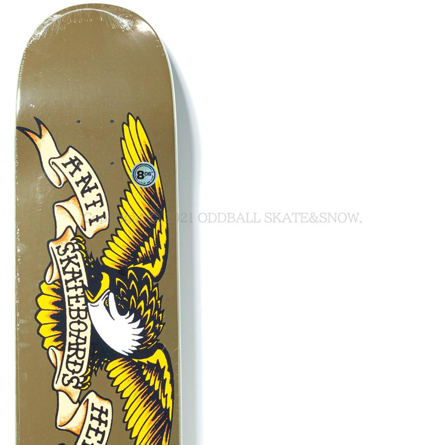 ANTIHERO（アンタイヒーロー） 8.06インチ スケボー デッキ