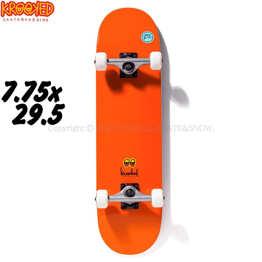 KROOKED（クルキッド） スケボーコンプリート 7.75 完成品 KROOKED