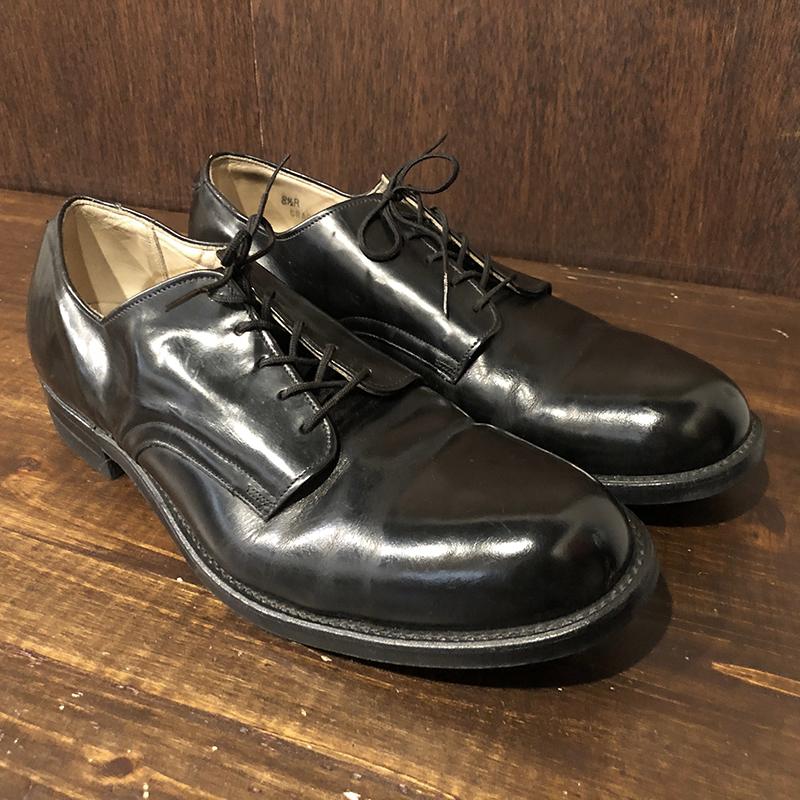 US Navy Military Vintage Service Shoes Craddock Terry Rubber Sole