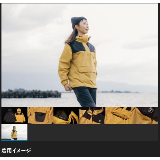 JACKALL（ジャッカル） ST アノラックジャケット ブラック : オープン