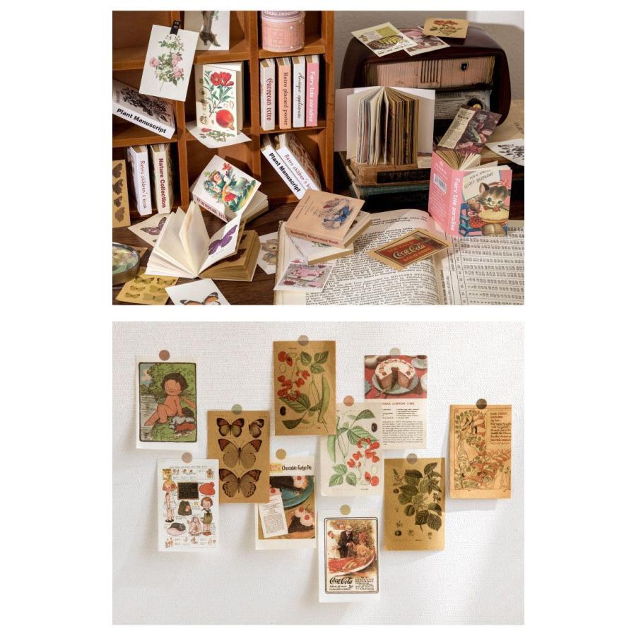 即日出荷 海外 ヴィンテージペーパー 素材紙 ◇80枚 2種類紙質 全8