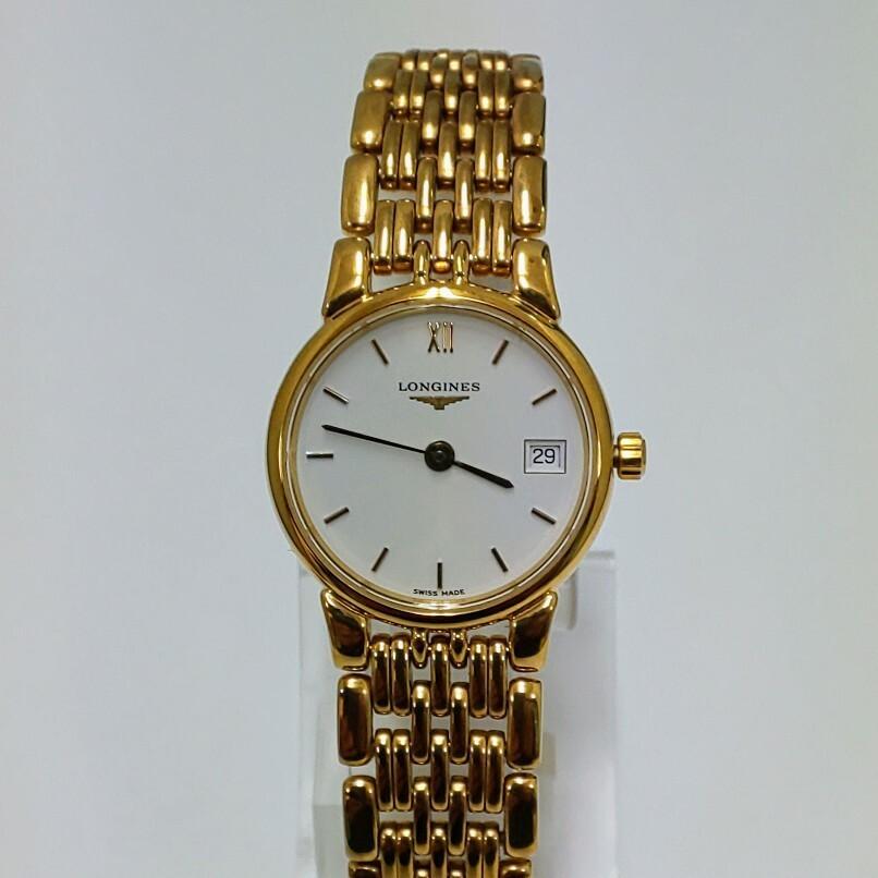 LONGINES（ロンジン） 金色婦人用腕時計 クォーツ L5 132 2 12 6