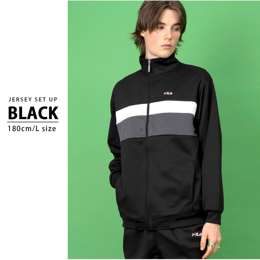 FILA（フィラ） 特価 ジャージ メンズ 上下 セットアップ 運動着 長袖