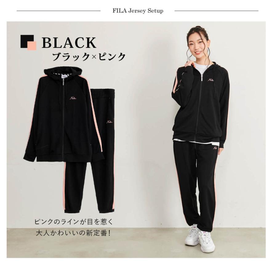 FILA（フィラ） 特価 ジャージ セットアップ 上下セット レディース