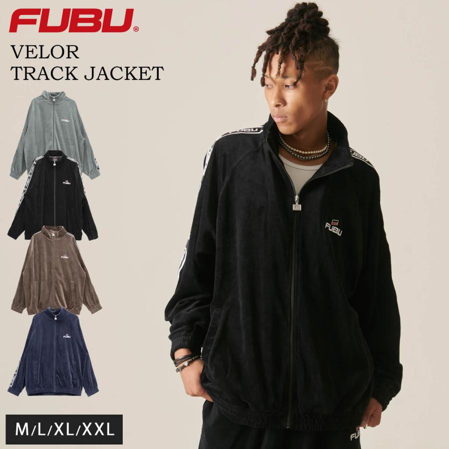 FUBU（フブ） ジャケット メンズ ベロア 長袖 ブルゾン ライトアウター