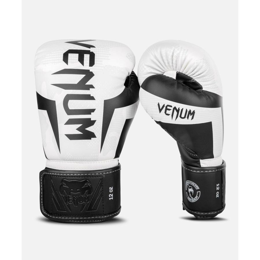VENUM ボクシング グローブ ELITE BOXING GLOVES （ホワイト×カモ