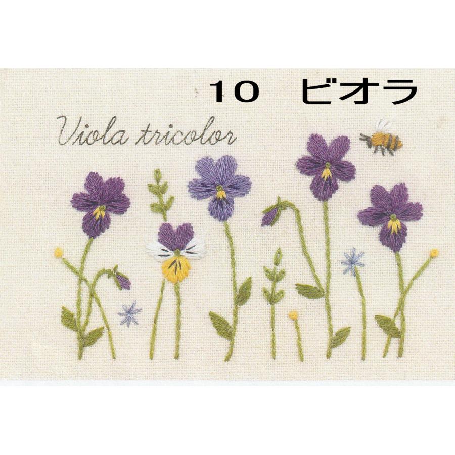 ルシアン（LECIEN） フランス刺しゅう 青木和子 12か月の植物手帖