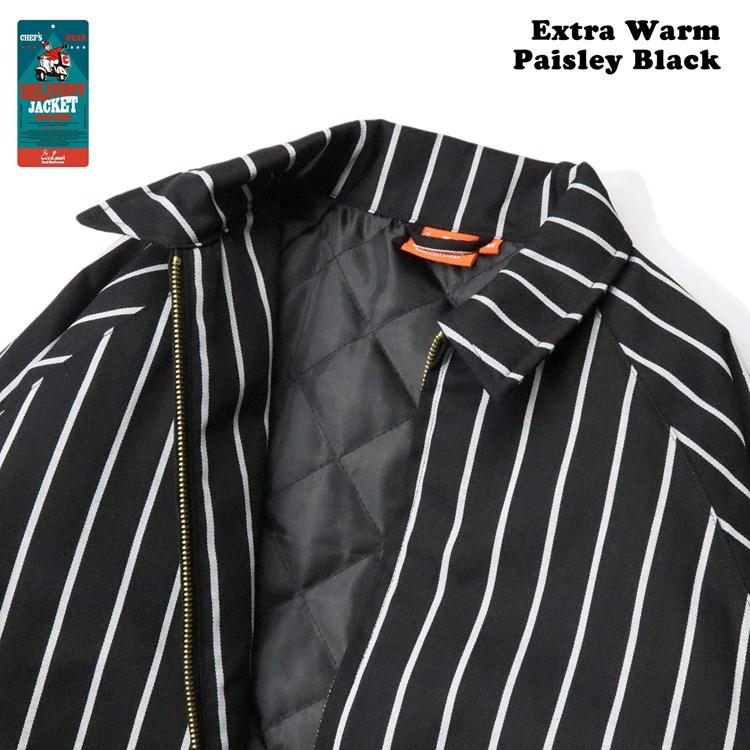 COOKMAN（クックマン） Delivery Jacket EX Warm Stripe Black