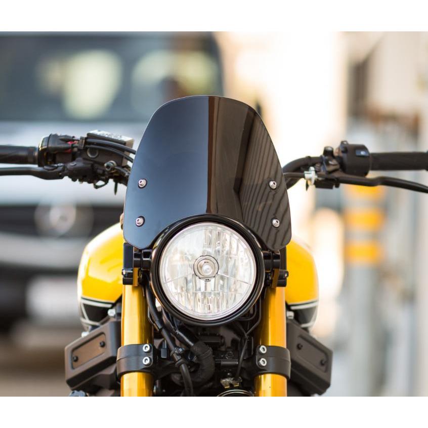 MOTODEMIC クラシック スクリーン ヤマハ XSR900 : モトパーツ バイク