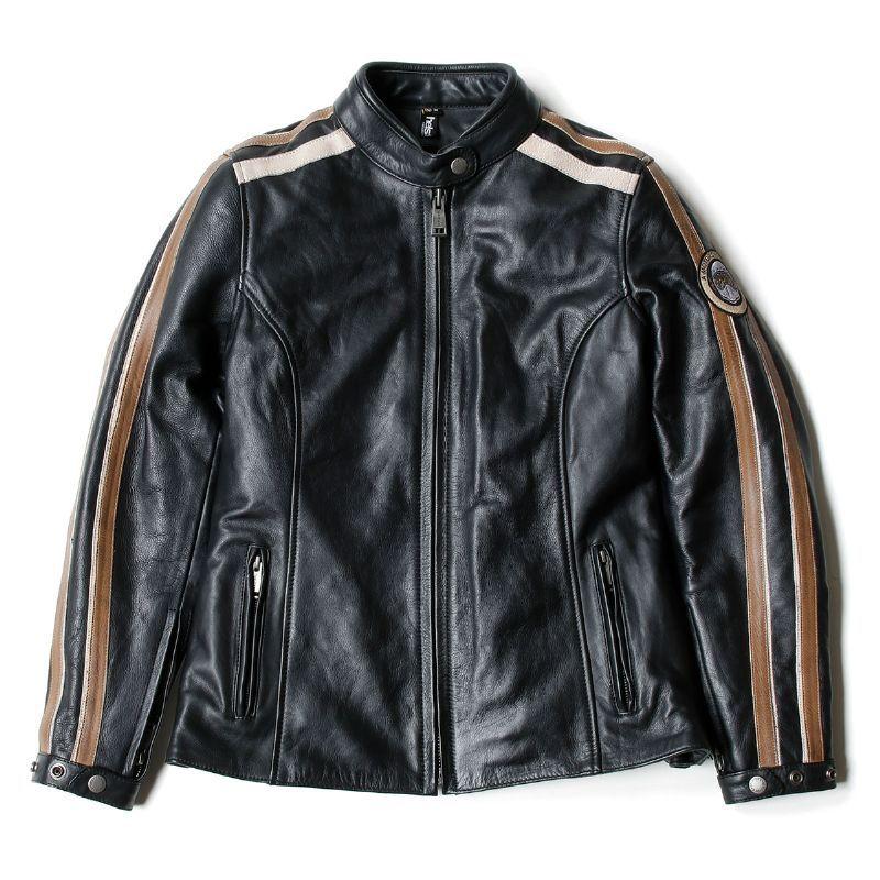 ヘルストン レザージャケット ジェイド レディ バイク ウェア アウター