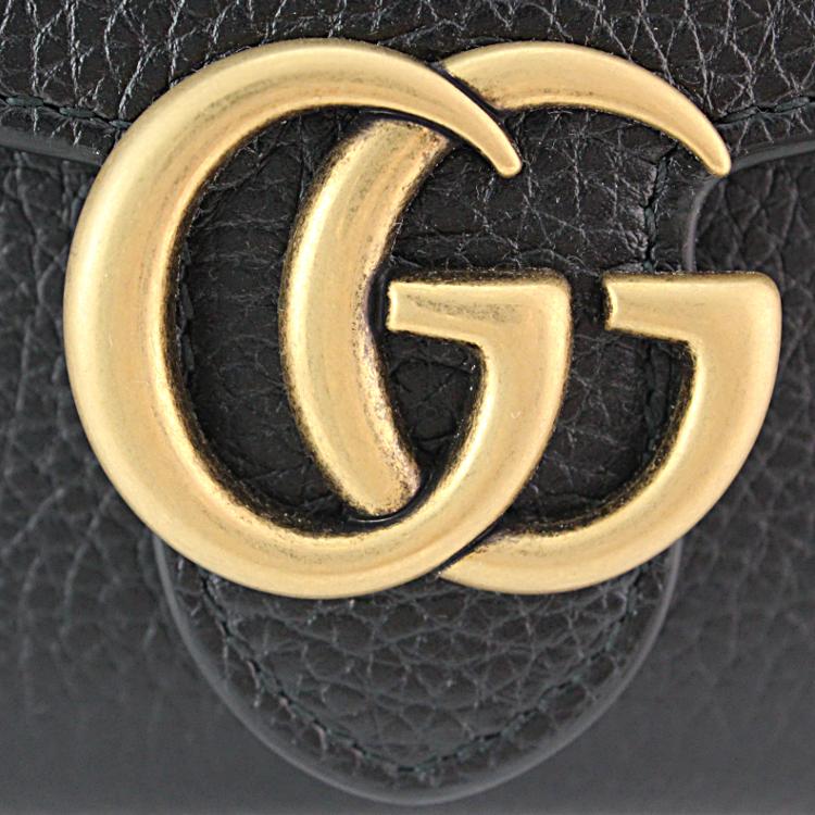 GUCCI（グッチ） 財布 新作 レディース 二つ折り財布 新品 黒/ブラック