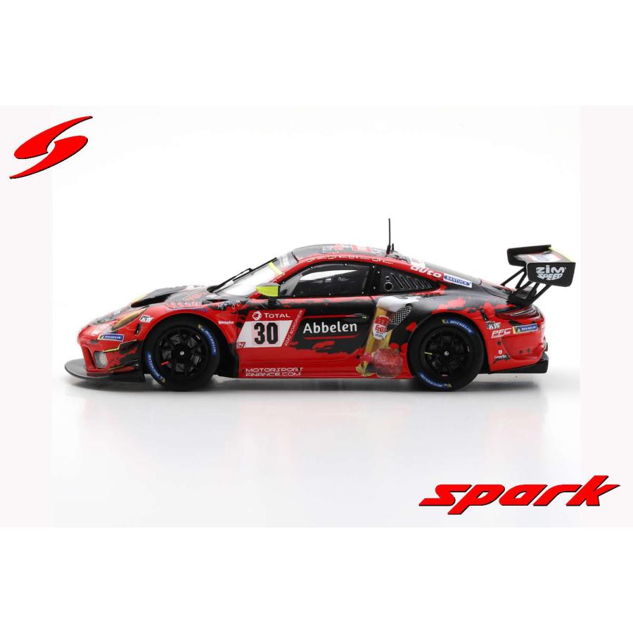 スパークモデル Spark 1/43 (SG703) Porsche 911 GT3 R #30 Frikadelli