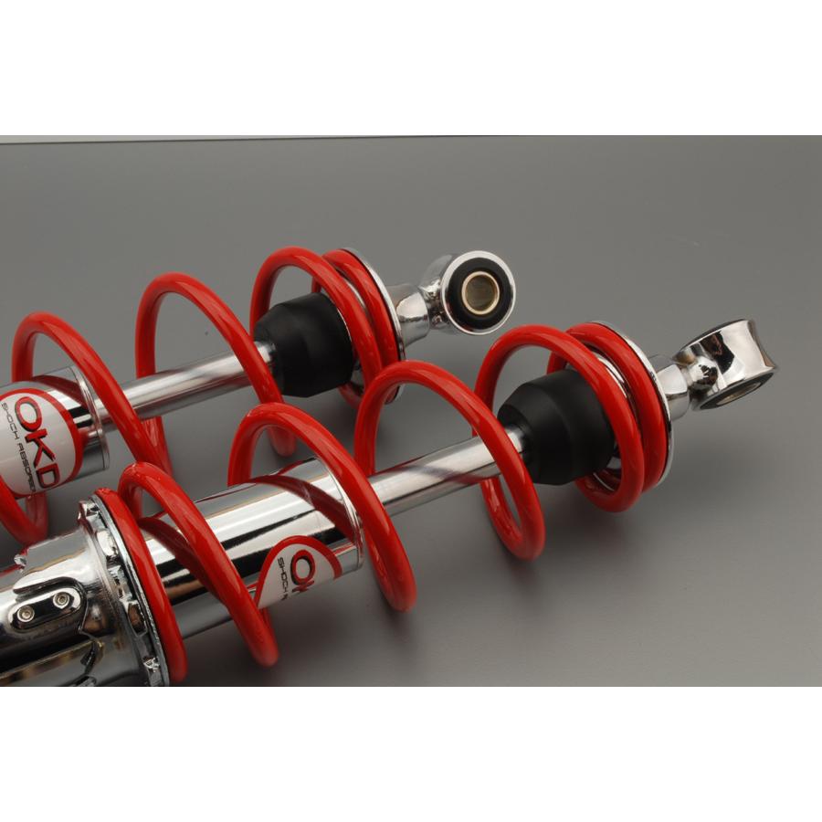スーパーカブ OKD製荒巻サスペンション280mm赤モンキー カブDAX B43