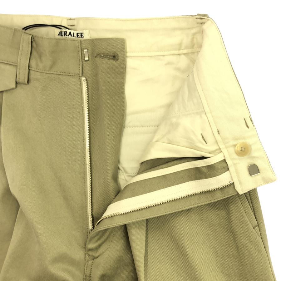 AURALEE（オーラリー） 25SS WASHED FINX CHINO ONE-TUCK チノタック