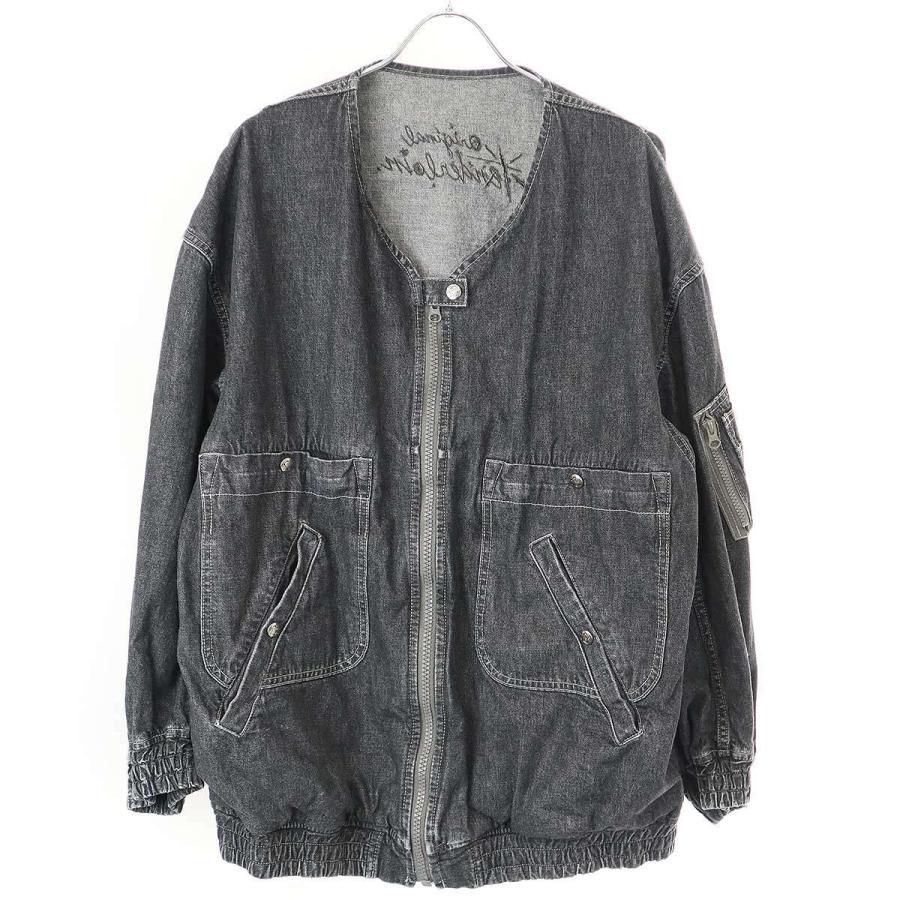 TENDERLOIN（テンダーロイン） DENIM MA-1 ジップアップデニムブルゾン