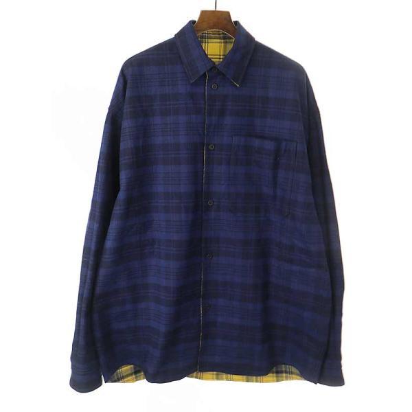 BALENCIAGA（バレンシアガ） 22AW REVERSIBLE SHIRT フランネル