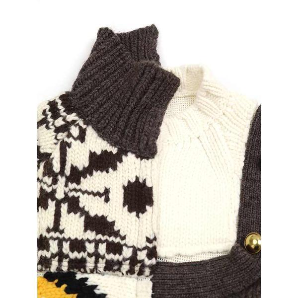 sacai（サカイ） 22AW Nordic Patchwork Knit Pullover ノルディック