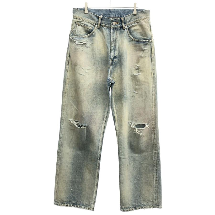 ANCELLM（アンセルム） 24AW P/DAMAGE DENIM STRAIGHT 5P PANTS