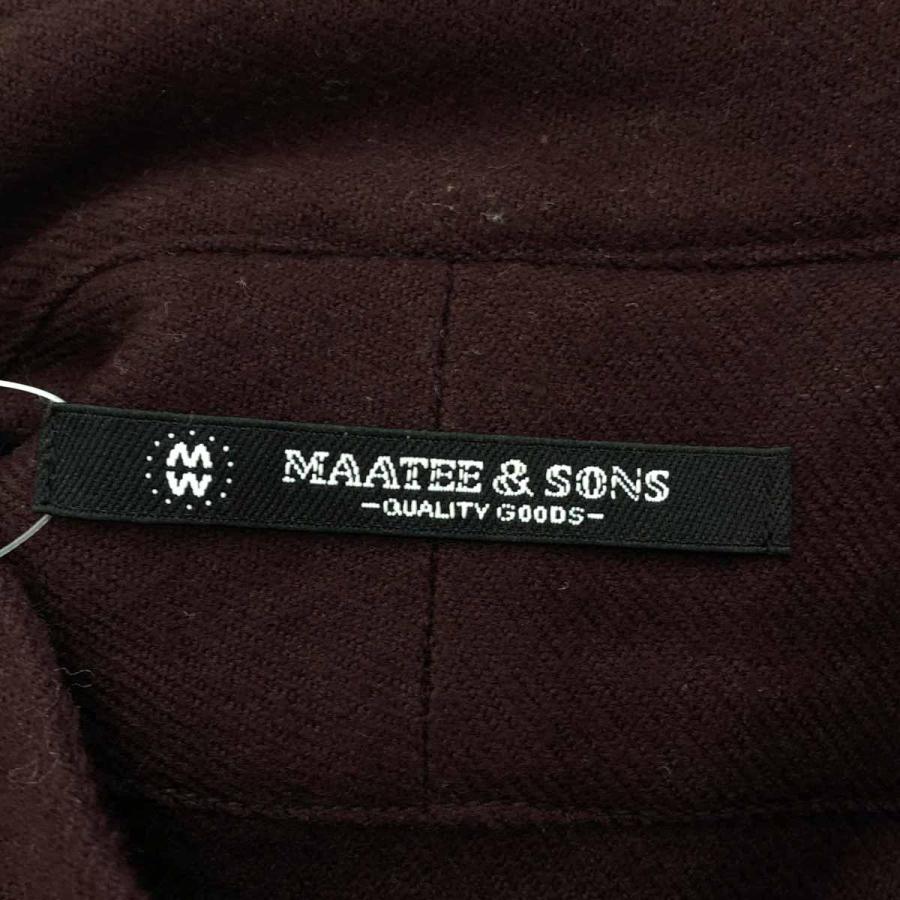 MAATEE＆SONS（マーティーアンドサンズ） Wool Saxony Band Collar