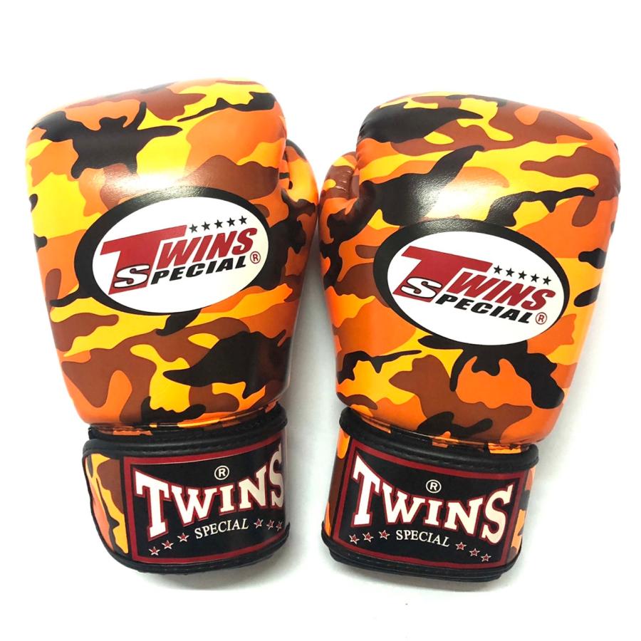 新品 正規 TWINS 本格ボクシンググローブ 迷彩/ボクシング/ムエタイ/本