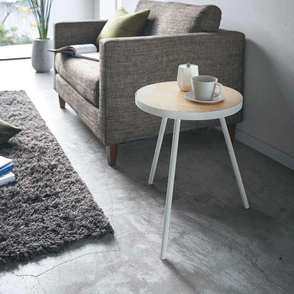 tower ナイトテーブル 北欧 おしゃれ 白 ホワイト スリム 木製 高さ