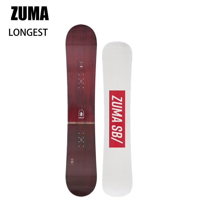 2025 ZUMA ツマ LONGEST RED 24-25 ボード板 スノーボード : モリヤマ
