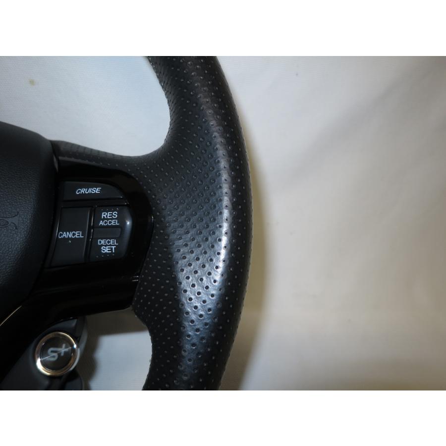 CRZ CR-Z ZF2 ZF1 純正 革 ステアリング ハンドル エアバック エアー
