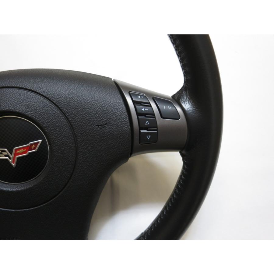 シボレー コルベット C6 Z06 X245A 純正 革 ステアリング ハンドル