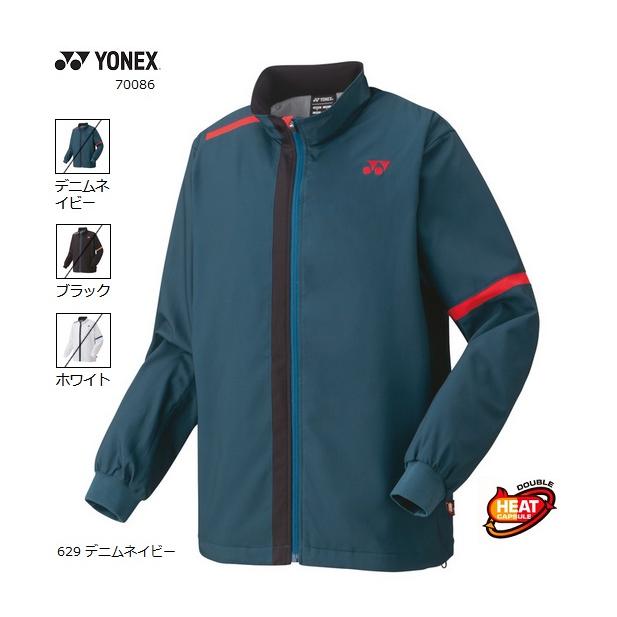 YONEX（ヨネックス） ユニ 裏地付ウィンドウォーマーシャツ. 70086