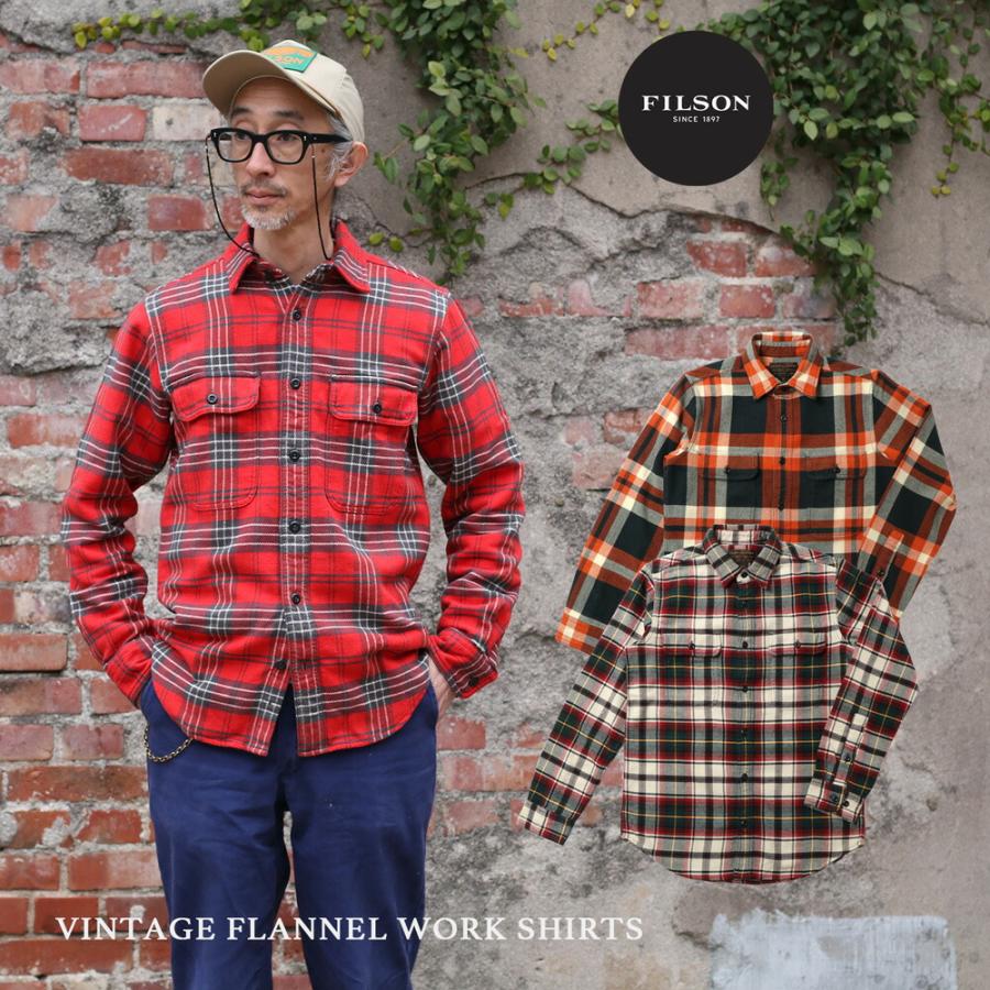 FILSON（フィルソン） VINTAGE FLANNEL WORK SHIRTS ヴィンテージ