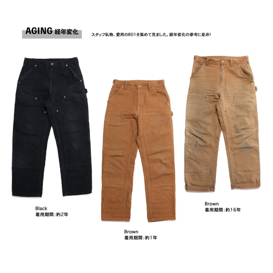 裾上げ無料 Carhartt カーハート #B01 レングス32 ダブルニーダック