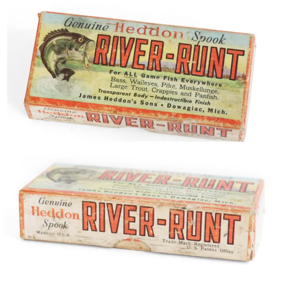 Heddon ビンテージルアー リバーラント スプーク シンカー RIVER RUNT