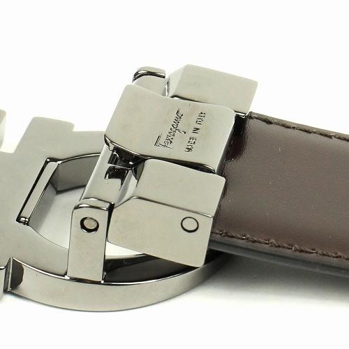 FERRAGAMO（フェラガモ） リバーシブル ガンチーニ ベルト メンズ