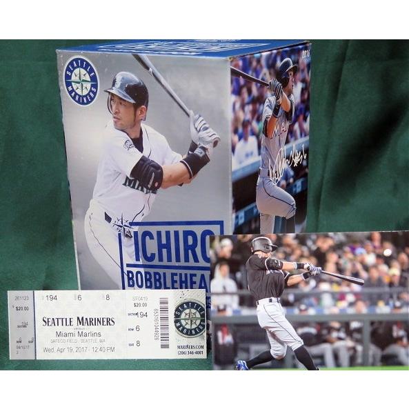 y】イチロー ボブルヘッド 262HIT＆3000本安打 球場配布非売品 希少品