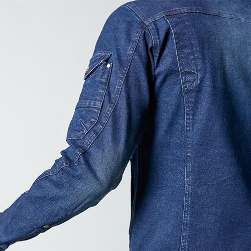 作業服 デニム上下セットアップ アイズフロンティア I'Z FRONTIER