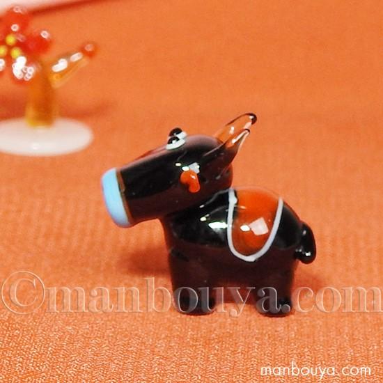 ミニチュア ガラス細工 ウシ 干支 正月 飾り グラススクエア 十二支