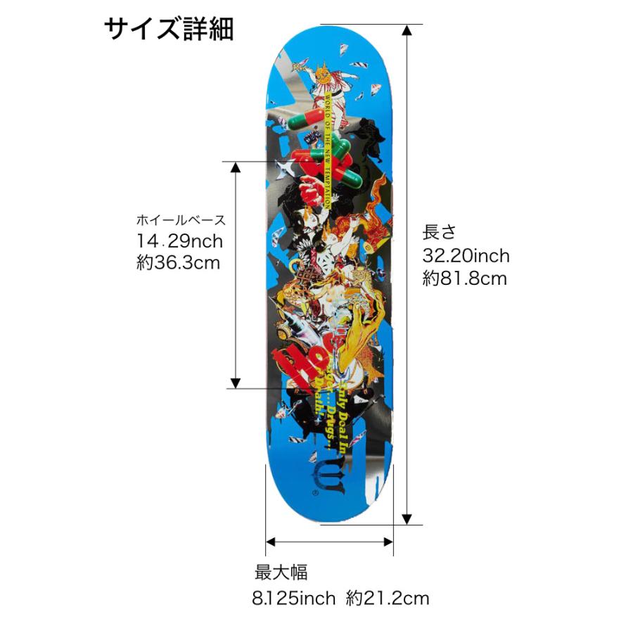 スケボー デッキ スケートボード EVISEN エヴィセン エビセン 8