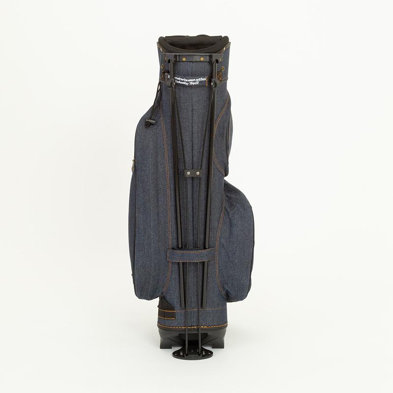 19ゴルフ デニム キャディバッグ インディゴブルー 8.5型 ゴルフ用品