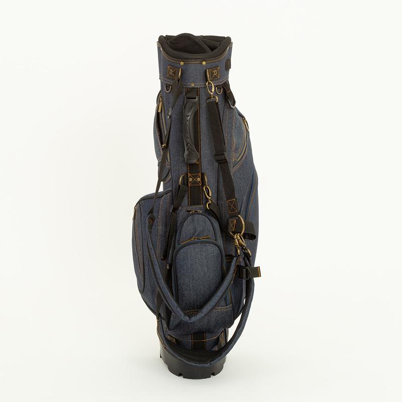 19ゴルフ デニム キャディバッグ インディゴブルー 8.5型 ゴルフ用品
