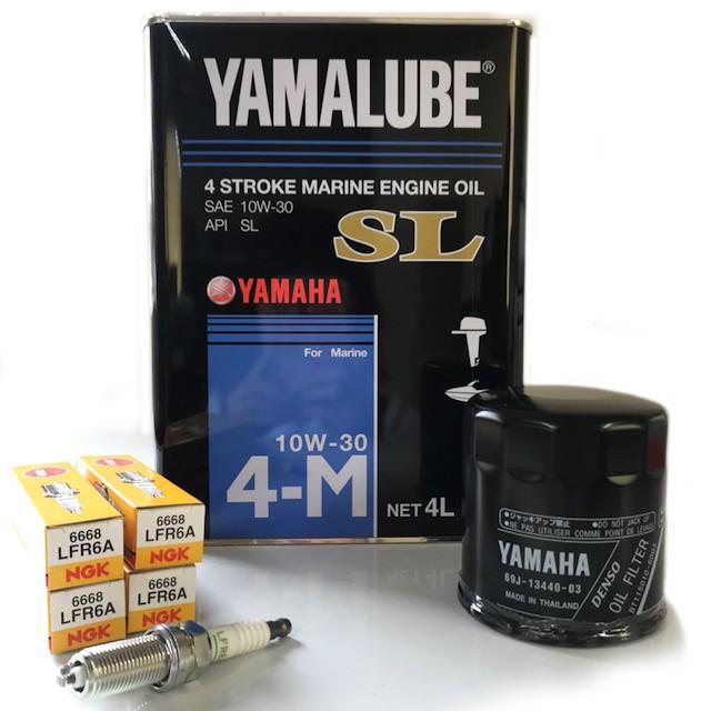 YAMAHA（ヤマハ）メンテナンスセット【FZS・FZR・VXR・VXS】オイル4L+