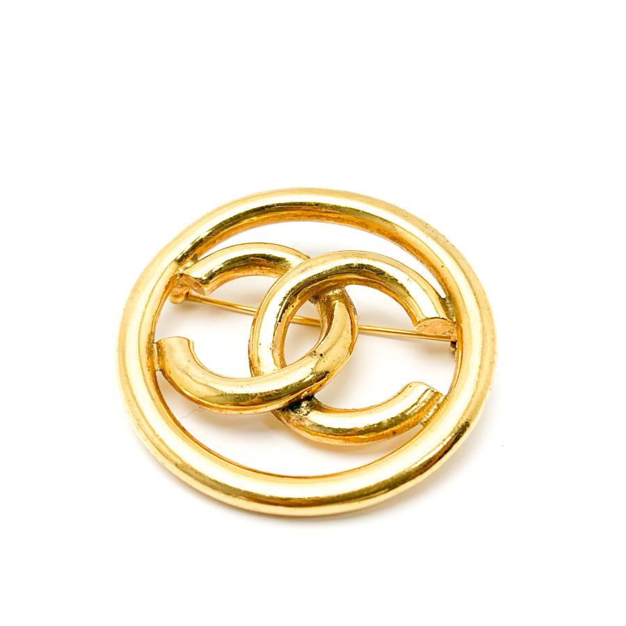 CHANEL シャネル GP メタル ゴールドカラー ココマーク サークル
