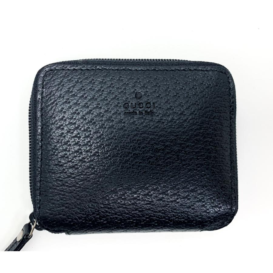 GUCCI グッチ 黒 ラウンドファスナーコインケース 115276 小銭入れ