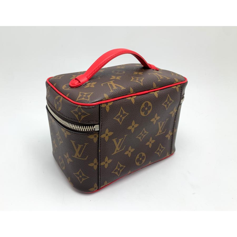 LOUIS VUITTON ルイヴィトン モノグラムマカサー ニースミニ ルージュ
