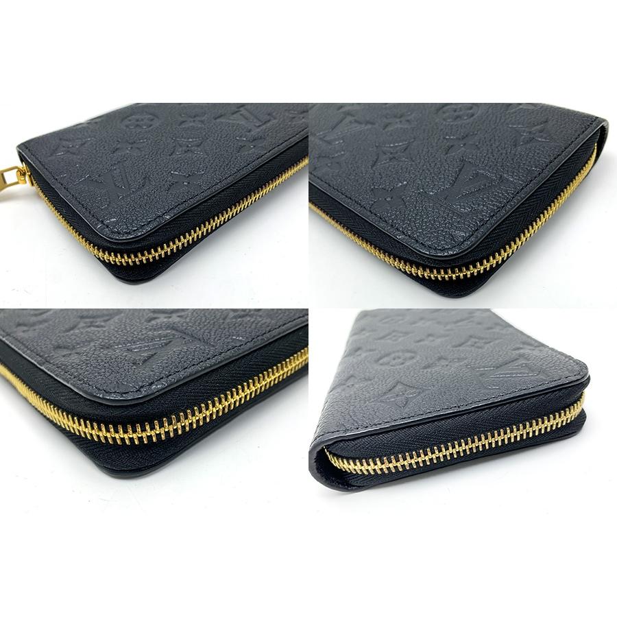 LV ヴィトン モノグラム アンプラント ジッピーウォレット ブラック