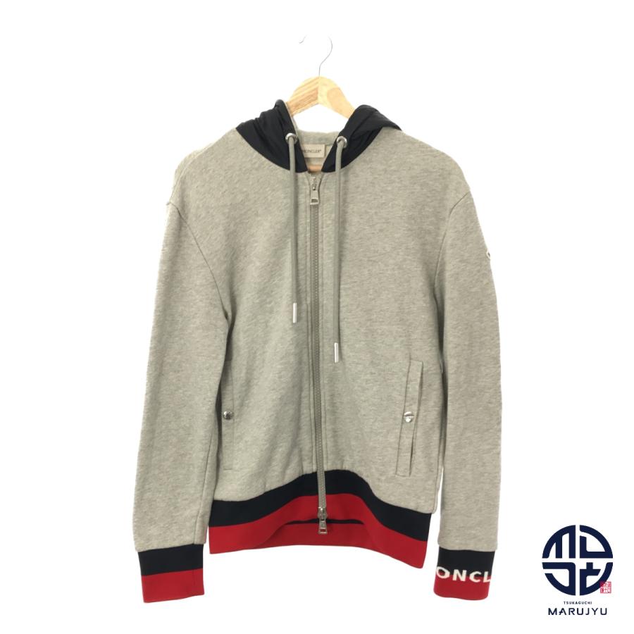 MONCLER モンクレール MAGLIA CARDIGAN グレー 長袖 パーカー ジップ